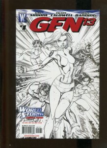 GEN 13 VOL.4 #1 (9.2) SKETCH VARIANT!! 2006