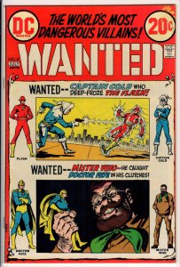 Wanted, The World's Most Dangerous Villains #8 (1973) 6.5 FN+