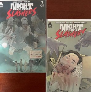Night of the Slashers #1 + #2 LOT 2 issues