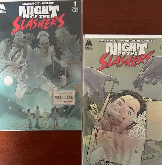 Night of the Slashers #1 + #2 LOT 2 issues