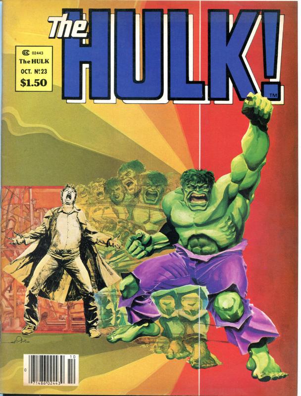 HULK #22 23 24 25 Magazine, VF+, Lou Ferrigno, Gene Colan, Howard Chaykin