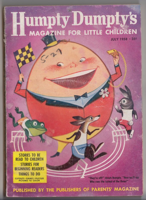 HUMPTY DUMPTY MAGAZINE FOR CHILDREN V7N59 (1958)