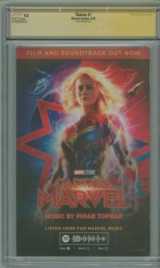 Thanos #1 Gerald Parel Variant (2019) CGC 9.8! Signed by Tim Howard!