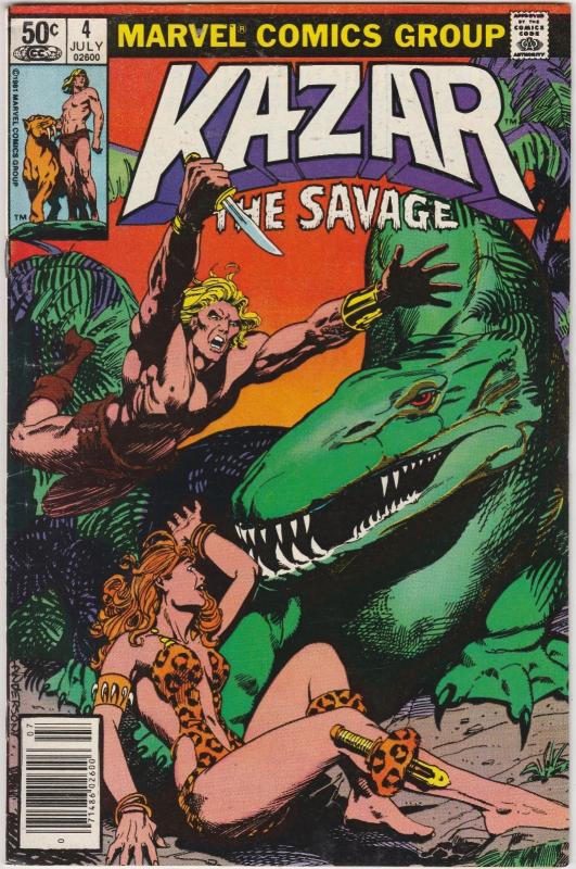 5 Ka-Zar the Savage Marvel Comic Books # 2 3 4 5 6 Bruce Jones Anderson EP1