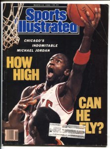 Sports Illustrated 3/13/89 MICHAEL JORDAN cover