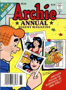 Archie Annual Digest Magazine #65 (Newsstand) GD ; Archie | low grade comic New 