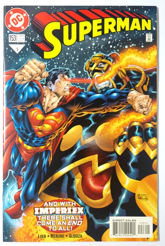 Superman #153 (9.4, 2000) 1st appe of Imperiex