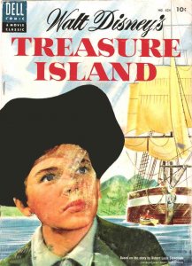 Four Color Comics (2nd Series) #624 VG ; Dell | low grade comic 1955 Disney's Tr