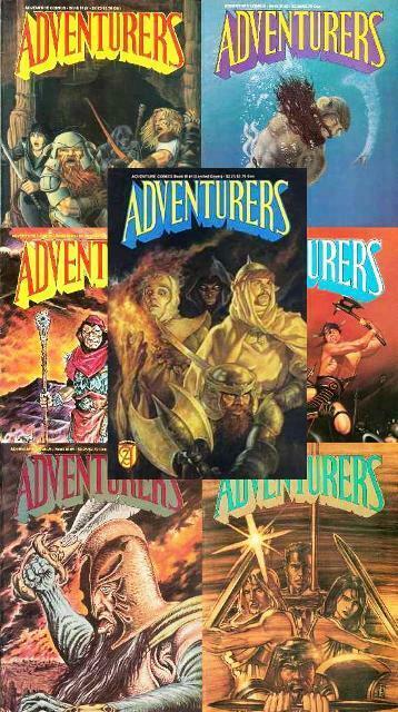 ADVENTURERS BOOK 3 (AC)   1,1(LTD ED),2-6  KENT BURLES COMICS BOOK