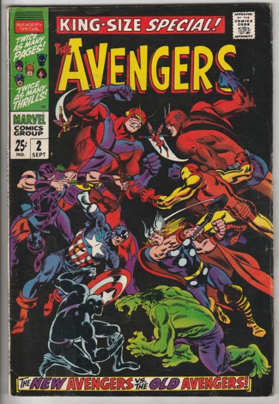 Avengers, the King-Size Annual #2 (Sep-68) FN/VF Mid-High-Grade Avengers