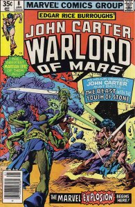 John Carter, Warlord of Mars #8 FN ; Marvel | Edgar Rice Burroughs