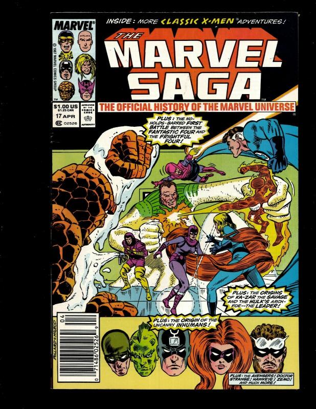 Lot Of 12 Comics The Marvel Saga # 3 9 10 13 14 15 16 17 18 19 20 21 WS4