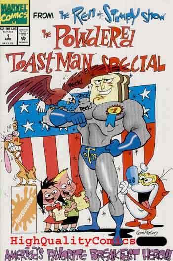 REN & STIMPY POWDERED TOASTMAN SPECIAL , NM+, Breakfast Hero, more RS in store