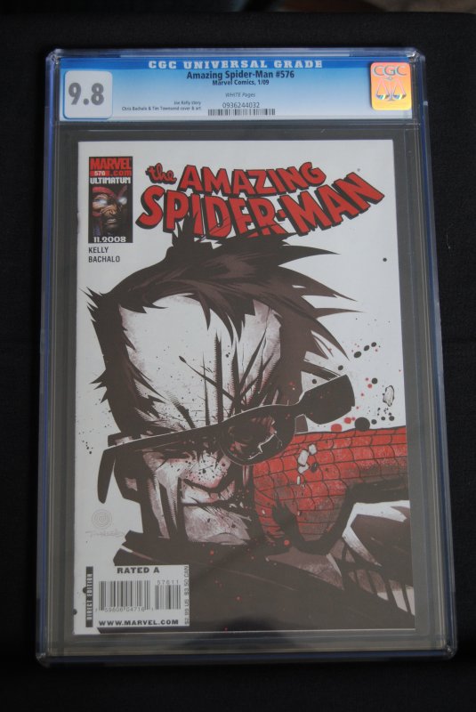 Amazing Spiderman #576, Joe Kelly Story. 9.8