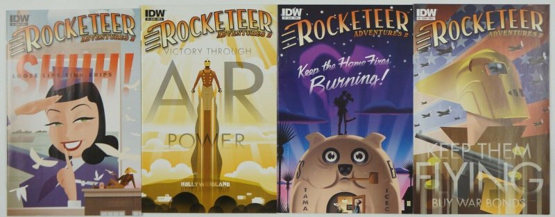 Rocketeer Adventures 2 #1-4 VF/NM complete series - peter david - stan sakai A