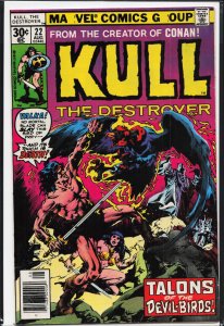 Kull the Destroyer #22 (1977) Kull