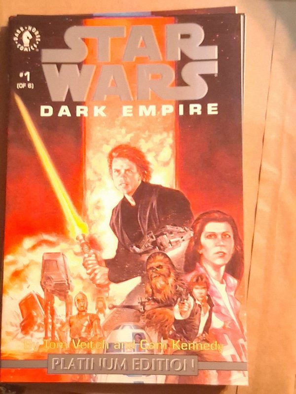 Star Wars: Dark Empire #1 Platinum Edition Cover (1993)