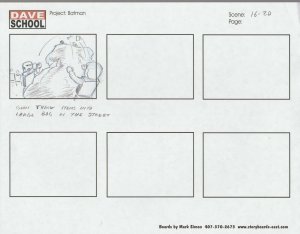 2004 LEGO BATMAN Storyboard Art by Mark Simon VF 8.0 Goons 16-20