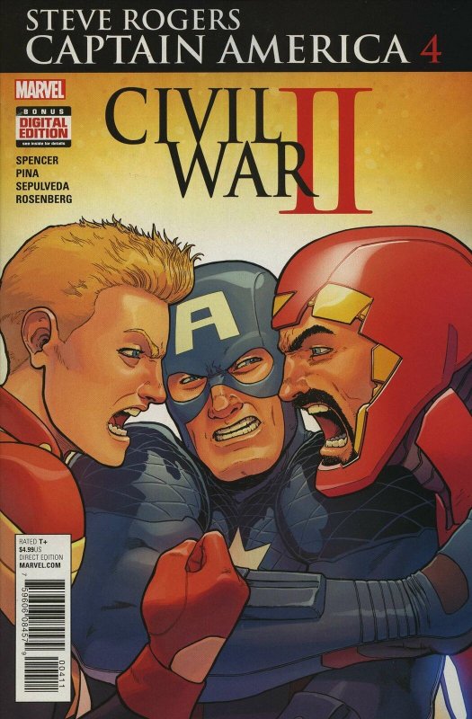 Captain America: Steve Rogers #4 VF/NM; Marvel | we combine shipping 