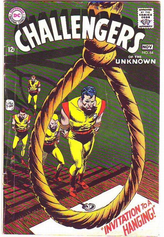 Challengers of the Unknown #64 (Nov-68) VG/FN Mid-Grade Challengers of the Un...