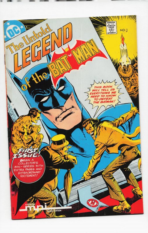 The Untold Legend of Batman #1 Cereal Edition (1980) Batman