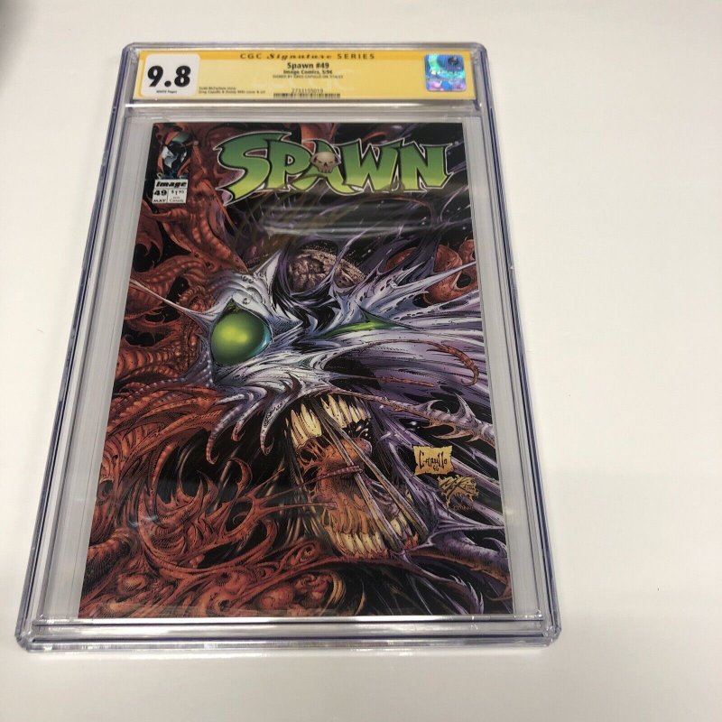 Spwan (1996) # 49 (CGC 9.8 SS) Signed Greg Capullo • Image Comics•Todd Mcfarlane