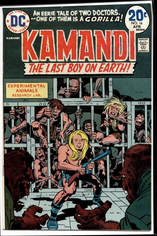 Kamandi, the Last Boy on earth #16 (1974) Kamandi