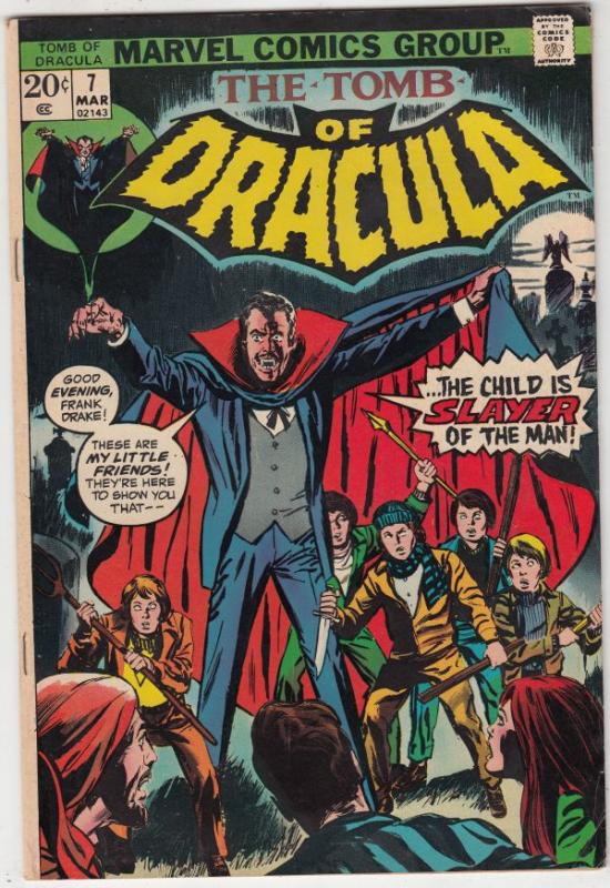 Tomb of Dracula #7 (Mar-73) VF+ High-Grade Dracula