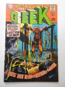 Brother Power the Geek #2 (1968) VG- Condition moisture stain