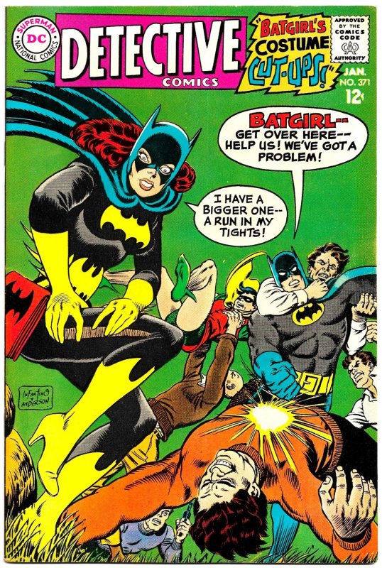 DETECTIVE COMICS #371 (Jan 1968) 8.0 VF •• BATGIRL! Gardner Fox! Gil Kane!