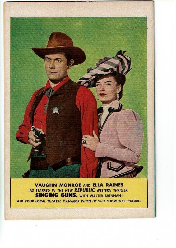 Singing Guns Fawcett Movie Comic #7a (1950)VF
