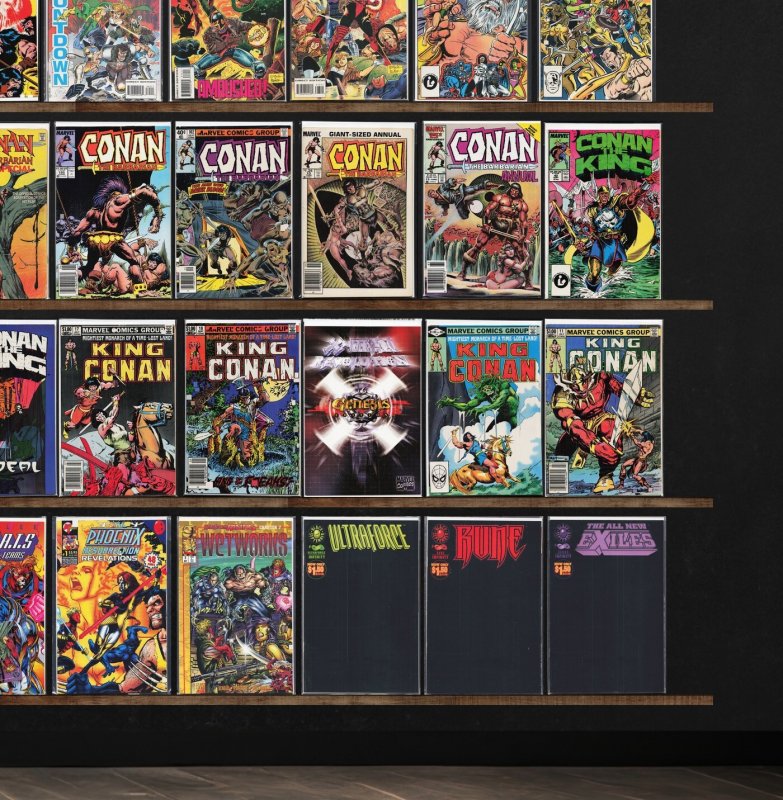 Huge Lot 140+ Comics with Mutant X, The Avengers, Conan The King & More!