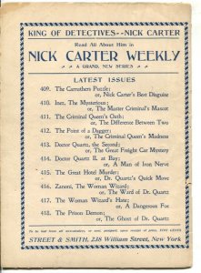 Tip Top Weekly #450 11/261904-Dick Merriwell in London by Bart L. Standish-ad...