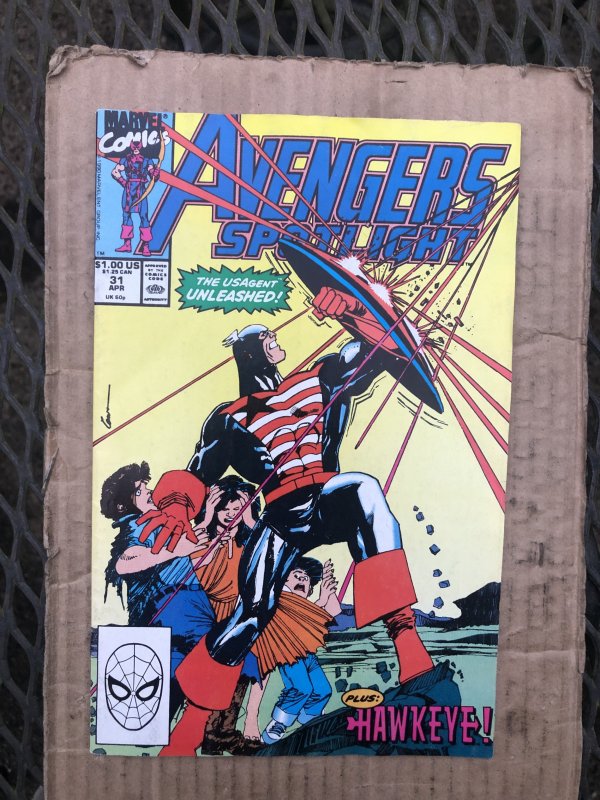 Avengers Spotlight #31 Direct Edition (1990)