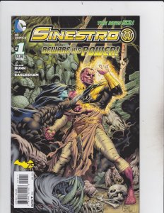 DC Comics! Sinestro! Issue 1! The New 52!  
