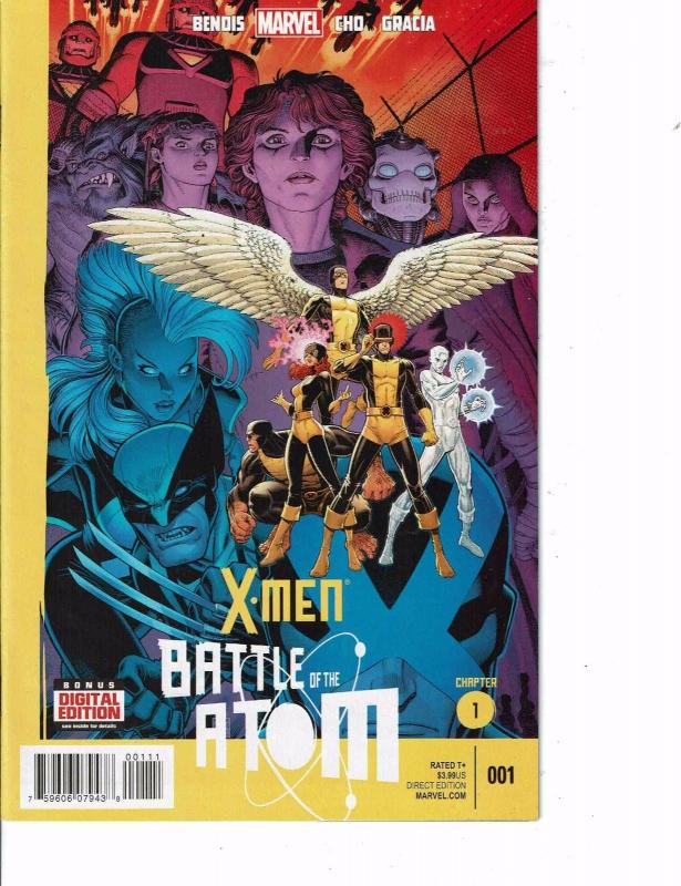 Lot Of 2 Comic Books Marvel X-Men Battle of the Atom #1 and X-Men #4  ON9