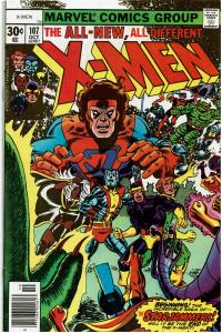 X-Men #107, 8.0 or Better, Signed by Chris Claremont & Dave Cockrum