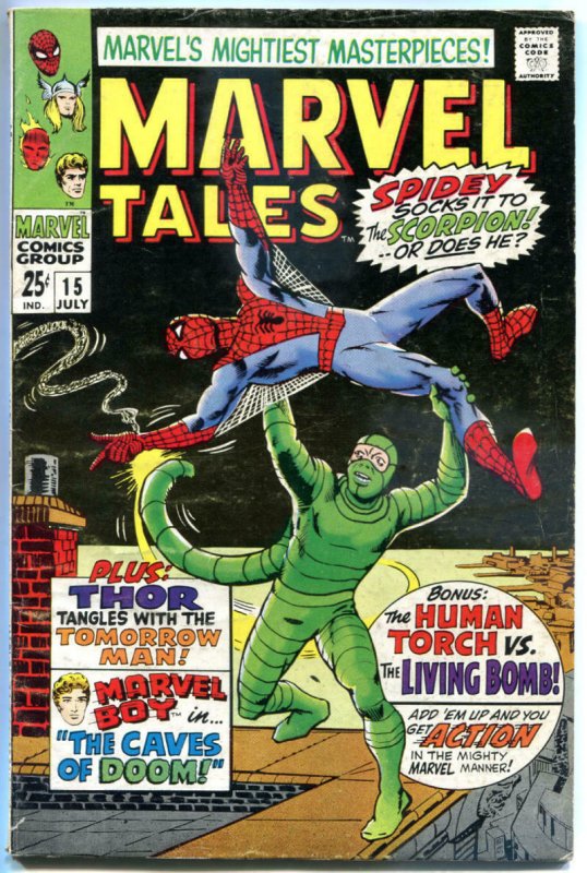 MARVEL TALES #15 16, VG+, Spider-man, Thor, Stan Lee, Ditko, 1964, more in store