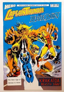 Captain Thunder and Blue Bolt #7 (May 1988, Hero) 6.5 FN+