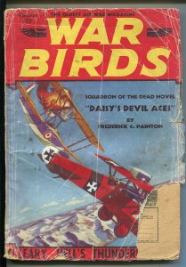 WAR BIRDS 02/1935-OLDEST AIR WAR PULP-BELARSKI COVER-TERENCE X O'LEARY-fr/g