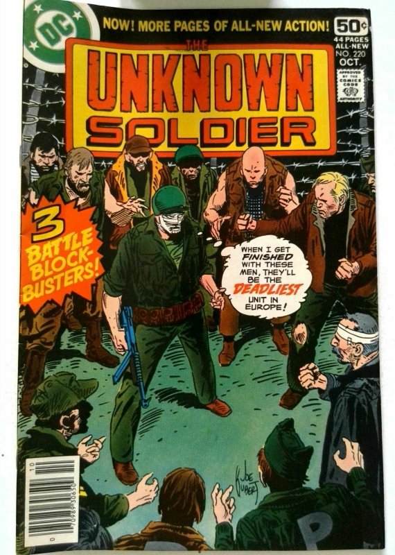 Unknown Soldier #220 DC 1978 VF+ Bronze Age 1st Printing Comic Book