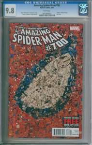 Marvel Comics Amazing Spider-Man #700 CGC 9.8 Death Of Peter Parker