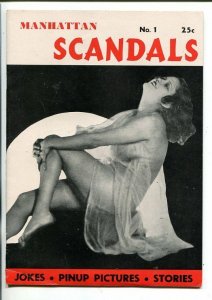 MANHATTAN SCANDALS #1 -CHEESECAKE-PULP-CRIME--SOUTHERN STATES PEDIGREE-fn