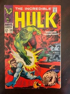 The Incredible Hulk #108 (1968) - VF - High Grade !