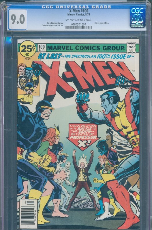 X-Men #100 (Marvel, 1976) CGC 9.0 — KEY