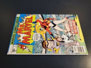 Ms. Marvel #7 (1977) VF- (7.5) Nightmare! Modok cover/story|