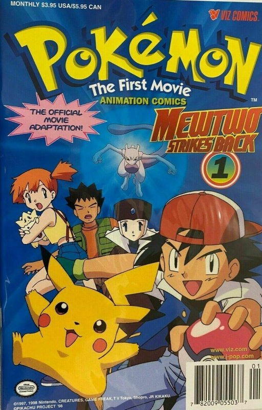 Pokemon #1 8.0 VF (1998)