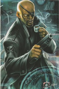 Captain Marvel # 5 Battle Lines Nick Fury Variant NM Marvel 2019 [P7]