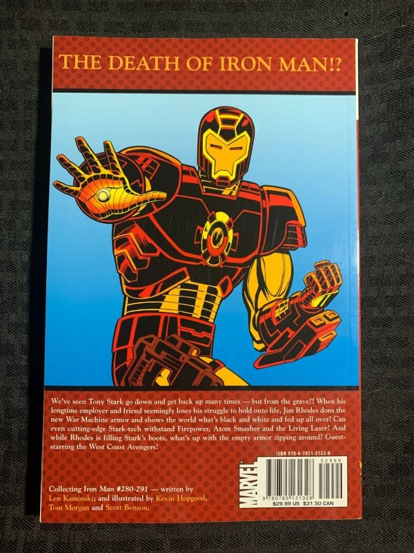 2008 INVINCIBLE IRON MAN War Machine TPB SC VF- 7.5 1st Marvel Comics