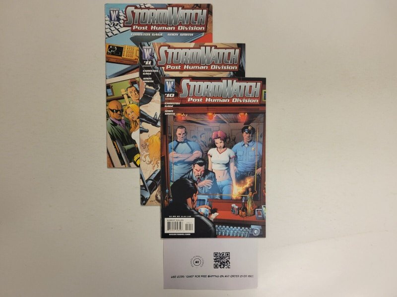 3 Stormwatch Wildstorm Comic Books #10 11 12 86 TJ19